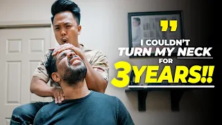 PAINFUL: HE COULDN'T TURN HIS NECK FOR 3+ YEARS! ~ FINALLY FIXED 🔥😱| Dr Alex Tubio
