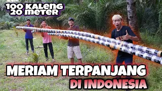 BELUM TERKALAHKAN  MERIAM SPIRTUS TERPANJANG 100 KALENG OLI / 20meter, SUARANYA DASYAT