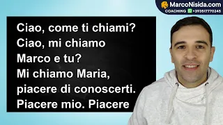 Curso de Italiano para Principiantes Lección #2 ¿Cómo te llamas? (Frases y Diálogos en Italiano)