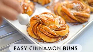 Easy Swedish Cinnamon Buns Recipe | How to make Kanelbullar | Swedish Kanelbullar