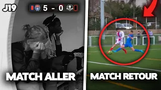 J19 : On reçoit le 1er du championnat invaincu devant 600 personnes (envahissement de terrain !)