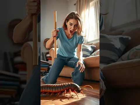 "Don't Kill the House Centipede!" #viralvideo