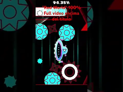 "Red World" 100% (extreme demon) by sary #geometrydash #gd #shorts #shortvideo #fypシ #fyp #game #rw
