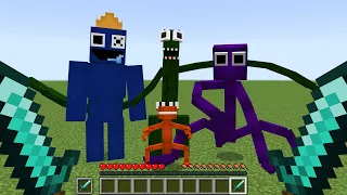 rainbow friends in minecraft