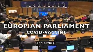 ヨーロッパ議会　ファイザー代表の公聴会　2022年10月10日