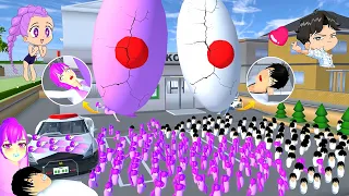 GIVING BIRTH TO 1,000 RUMI AND JINU BABIES K-POP DEMON HUNTERS 💜🤍 SAKURA School Simulator 