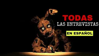 TODAS las ENTREVISTAS de FNAF en ESPAÑOL - ANIMACIÓN DE FIVE NIGHTS AT FREDDY'S (ANIMATION)