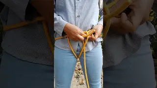 In case of emergency, fire rescue and emergency escape Ep262 #easyknot#knotskill#knottutorial