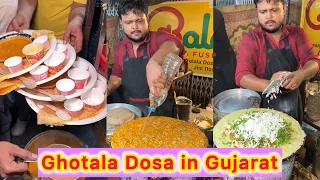 Palak Paneer wala Ghotala Dosa in Ahmedabad😍😍 Most Unique Paneer and Cheese se Loaded Dosa🤩🤩