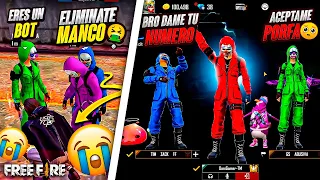 ME ENCONTRÉ ESTOS *CRIMINALES EN DUELO DE ESCUADRA ME HACEN *EMOTES 😭 FREE FIRE