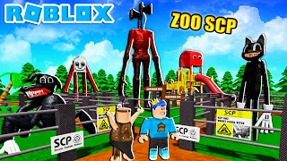 KEBUN BINATANG SCP PERTAMA DI ROBLOX!! SEMUA SCP ADA DISINI SIREN HEAD, CARTOON CAT, CARTOON DOG