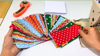 I Made a Quilt That Looks Amazing just with strips and square | Free Quilt Pattern