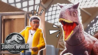 Jurassic World: Camp Cretaceous | Darius takes on TORO!!! | @MattelAdventures
