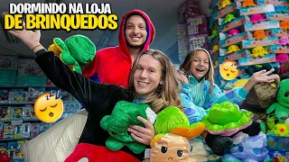 PASSAMOS A NOITE NA LOJA DE BRINQUEDOS / FIDGET TOYS! 😴 100% real | TIO LUCAS