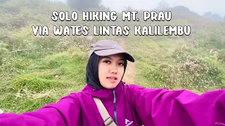 UJI NYALI MALAM JUMAT SOLO HIKING GUNUNG PRAU VIA WATES LINTAS JALUR KALILEMBU || #SMVLOG11