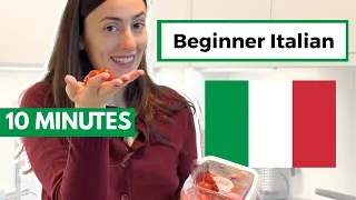 I speak ONLY ITALIAN while I make lunch (and you'll understand)