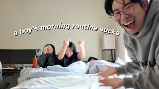 COPYING MY BROTHER'S MORNING ROUTINE *it was awful*
