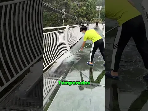 Você Confiaria Nessas Pontes de Vidro? 😳#viral #shorts