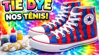 Transformei meu Converse com TIE DYE (deu bom demais!)