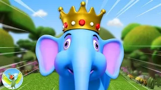 हाथी राजा कहां चले | hathi Raja kahan chale | ek Mota hathi | nursery poems | Hindi rhymes