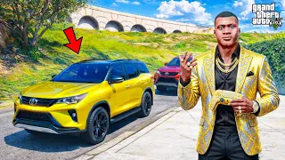 Franklin Found Toyota Fortuner Legender Cars | GTA5 Telugu