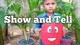 Show and Tell on Apple | Speak about Apple for kids| Speaking skills for kids|