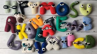 Alphabet Lore [A to Z] Satisfying Needlefelt Art Compilation