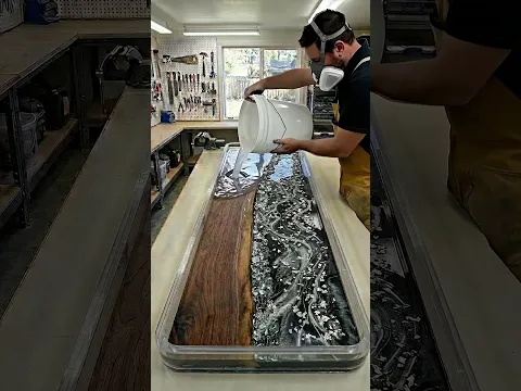 Building a Luxury Epoxy Resin & Shattered Glass Table!