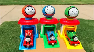 Thomas and Friends Toy Trains Percy James Disney Cars Lightning McQueen Thomas y sus Amigos