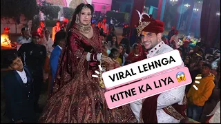 VIRAL LEHNGA KITNE KA LIYA..|| OUR SWEET CONVERSATION MOMENTS❤️..|| #vlog #lifestyle