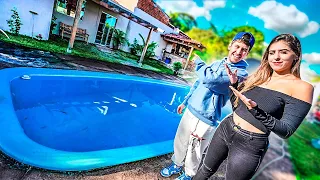 LEVEI A DANI PRA CONHECER MINHA CASA NO SÍTIO
