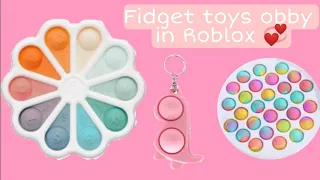 Fidget toys obby in roblox