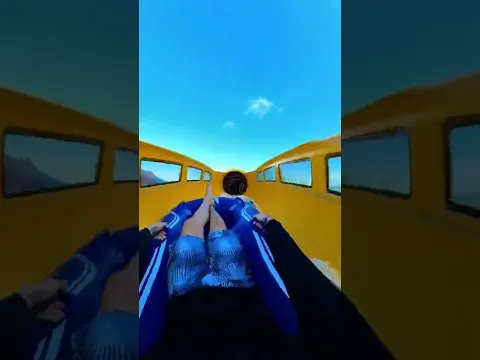 Longest cruise ship water slide! The Blaster on Navigator of the Seas first person POV! #shorts