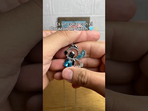 Collar con corazón de Stitch ❤️✨