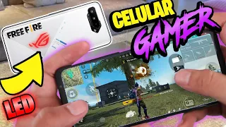 EL MEJOR CELULAR GAMER 📱 ROG PHONE5 PARA FREE FIRE! 2021😨