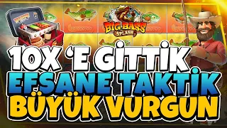 BIG BASS SPLASH 🐟 10X  TÜYO GELDİ!! #bigbasssplash #slot #casino