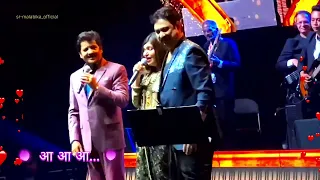 Yeh Bandhan To Pyar Ka ❤️🌹Karan Arjun ||Kumar Sanu, Alka Yagnik & Udit Narayan Live Hindi Song 