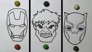 How to draw Super Hero? Magic plasticine | Part 2