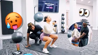 WORKING OUT WHILE WEARING FAMOUS BUTT-LIFTING LEGGINGS!! *TO SEE HOW MY BOYFRIEND REACTS*
