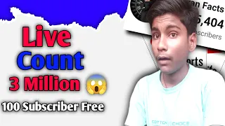 Gayan Facts1M is going live Live Subscriber Count 3M Complete ✅🤯
