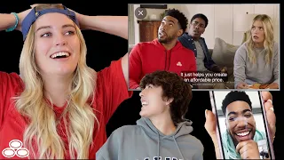 BLiND REACTiNG TO MY COMMERCiAL WiTH JAKE FROM STATEFARM ft. @westbrouck & Kevin Miles