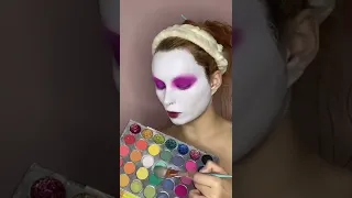 Tutorial clown hallowen | maquiagem palhaço