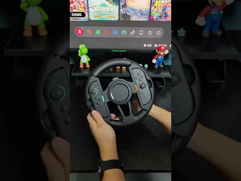 A More Comfortable Way to Play Mario Kart Races – Switch Steering Wheel #switch2 #joycon#mariokart