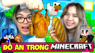 PHONG CẬN SAMMY THỬ THÁCH 24 GIỜ ĂN TOÀN ĐỒ ĂN TRONG MINECRAFT