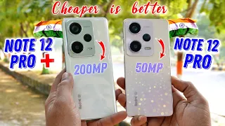 Redmi Note 12 Pro + 5G VS Redmi Note 12 Pro 5g : Full Comparison - Camera,Speed Test,Pubg & More