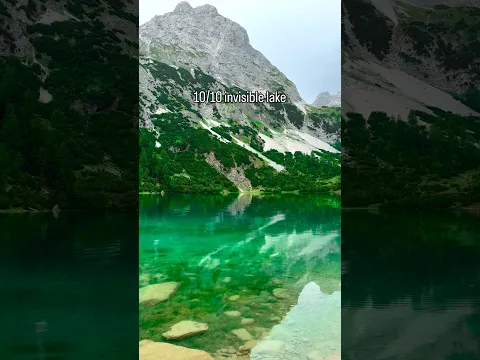 Beautiful Emerald Lake 😍🤩 Rate this lake in the comments 🤝 #nature #hiking #mountains