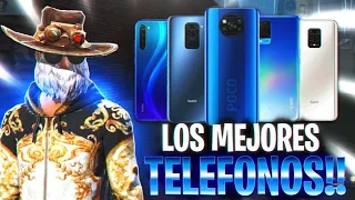 LOS MEJORES TELEFONOS PARA JUGAR FREE FIRE✅
