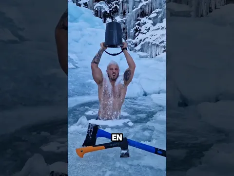 ¡El hombre de hielo más fuerte del mundo! hechos #shorts