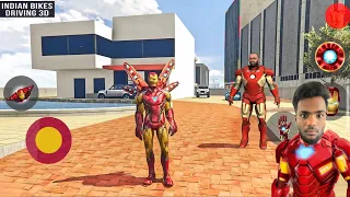 PLAYING AS IRON-MAN IN INDIAN 🇮🇳 BIKE DRIVING 3D