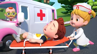 Wheels On the Ambulance + Boo Boo Song | Kids Songs & Nursery Rhymes
